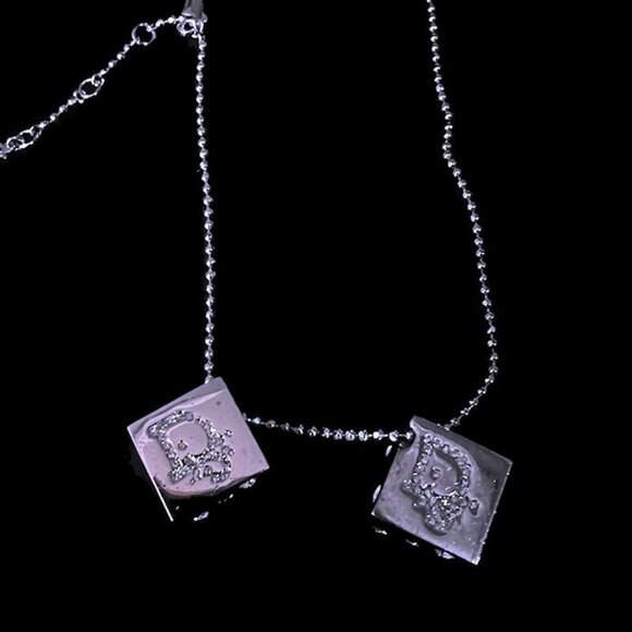 RARE Vintage DIOR x John Galliano Fall 2004 Gambler Dice Necklace - Picture 7 of 14